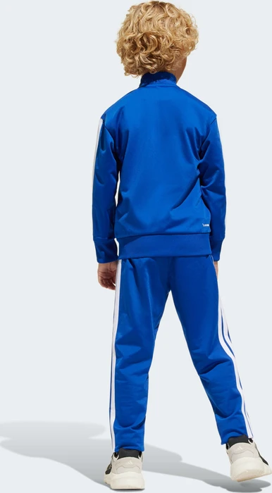 adidas Seasonal Essentials Tiberio 3-Streifen Tricot Trainingsanzug royal blue/white/glow blue (Junior)