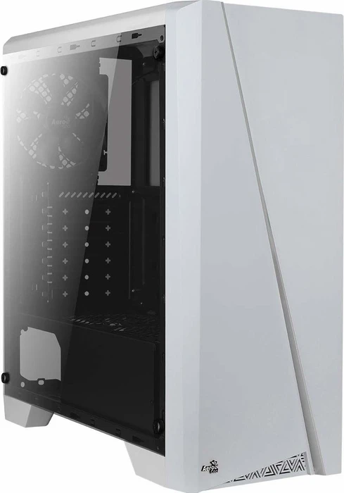 AeroCool Cylon weiß, Glasfenster