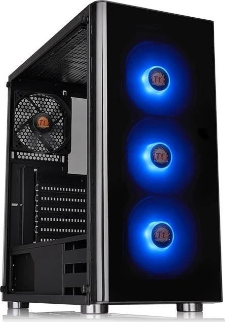 Thermaltake V200 TG RGB, schwarz, Glasfenster