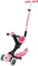 Globber Go Up Deluxe Lights Kickboard pastel pink Vorschaubild