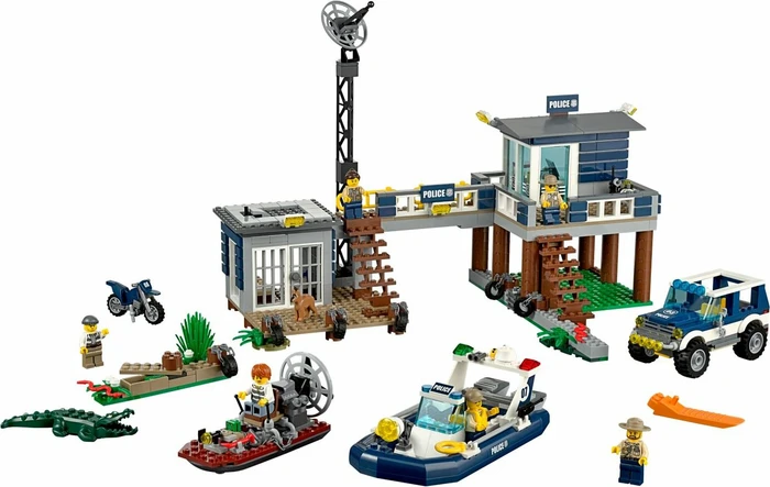 LEGO City Sumpfpolizei - Polizeiwache im Sumpf (60069) – Bild 2 von 6