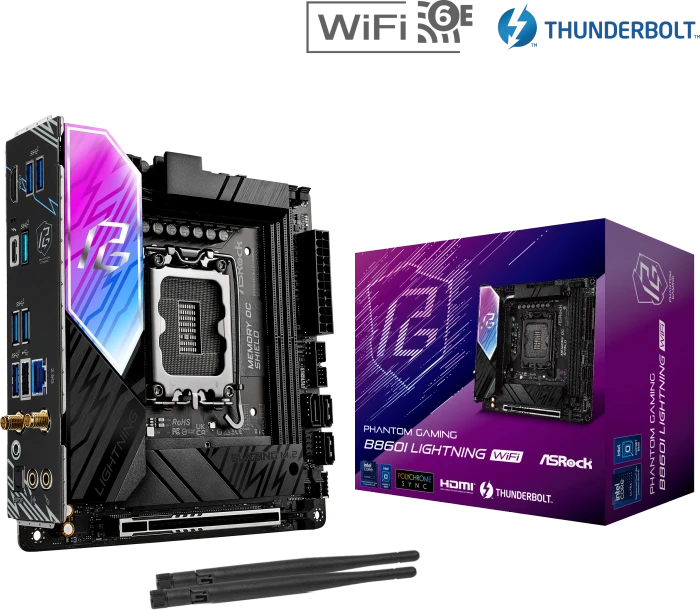 ASRock Phantom Gaming B860I Lightning WiFi (Intel 1851)
