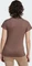 adidas Aeroready Train Essentials Minimal Branding V-Neck Funktionsshirt kurzarm earth strata/white (Damen) Vorschaubild