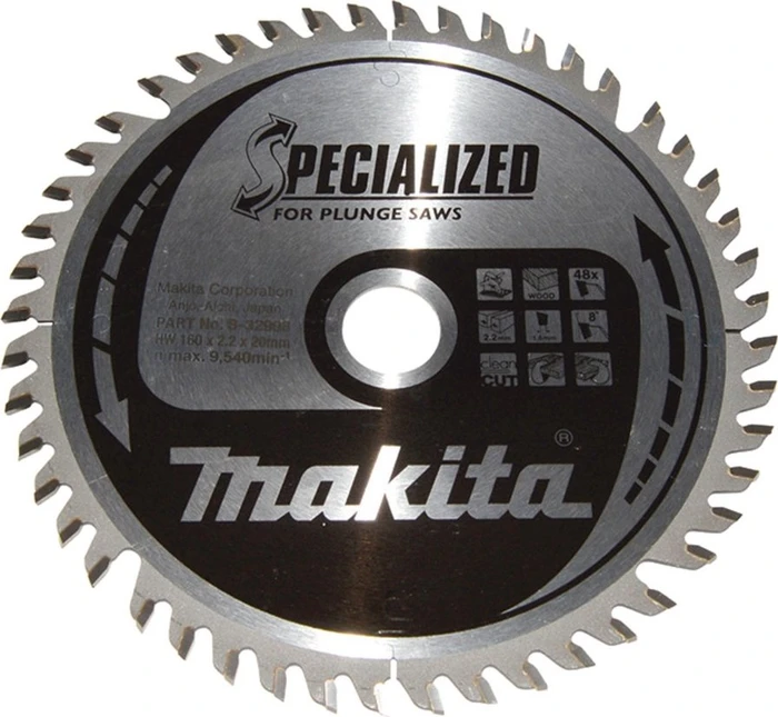 Makita Specialized Kreissägeblatt 48Z, 160x2.2x20mm, 1 Stück