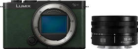 Panasonic Lumix DC-S9 grün mit Objektiv Lumix S 18-40mm 4.5-6.3
