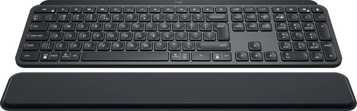 Logitech MX Keys Plus MX Palm Rest, schwarz, USB/Bluetooth, US