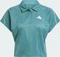 adidas Stadium 3-Streifen vom Tennis inspiriertes Poloshirt kurzarm preloved teal/off white (Damen) Vorschaubild