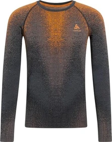 Odlo POW Blackcomb Baselayer Rundhals Funktionsshirt langarm oriole (Herren)