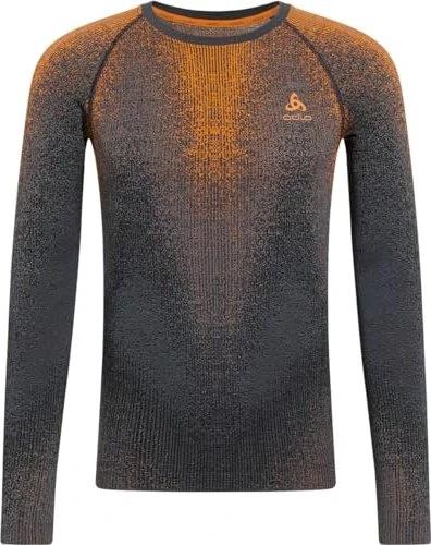 Odlo POW Blackcomb Baselayer Rundhals Funktionsshirt langarm oriole (Herren)