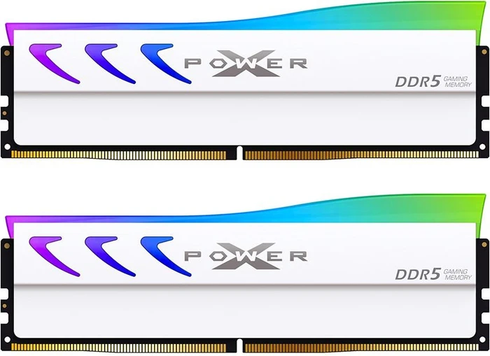 Silicon Power XPOWER Storm RGB white UDIMM 64GB Kit, DDR5-6000, CL38-38-38-78, X8
