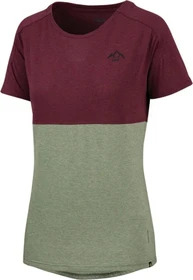 iXS Flow Tech Trikot kurzarm raisin/olive (Junior)