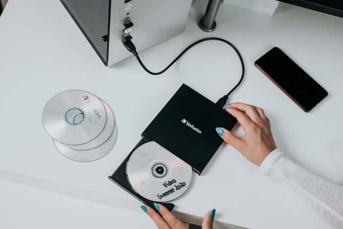 Verbatim Externer CD/DVD-Brenner, SlimLine, USB-C 3.0