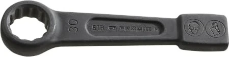 Facom 51B Schlag-Einringschlüssel, 27x180mm