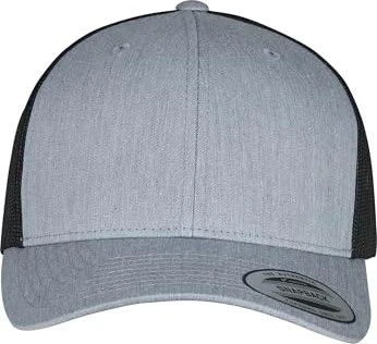 Flexfit YP Classics Retro Trucker 2-Tone Kappe heather/black