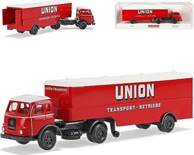 Wiking Koffersattelzug Henschel Union-Transport