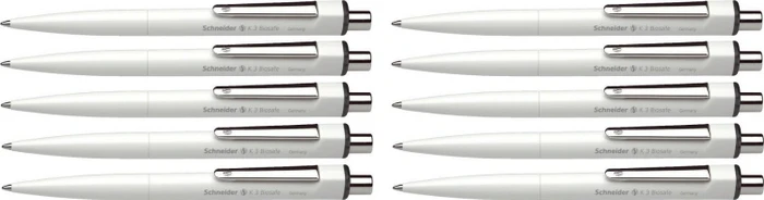 Schneider K3 Biosafe M Kugelschreiber schwarz, 10er-Pack