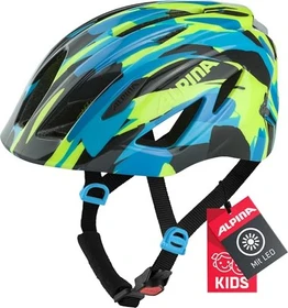 Alpina Pico Flash Kinderhelm neon blue pink