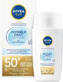 Nivea Sun Invisible Daily UV-Fluid mit Antioxidantien LSF50+, 40ml