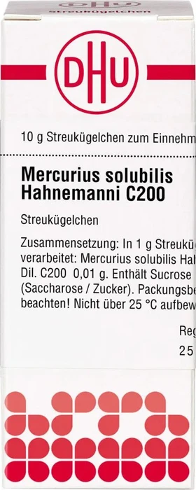 DHU Mercurius Solubilis Hahnemanni C Globuli