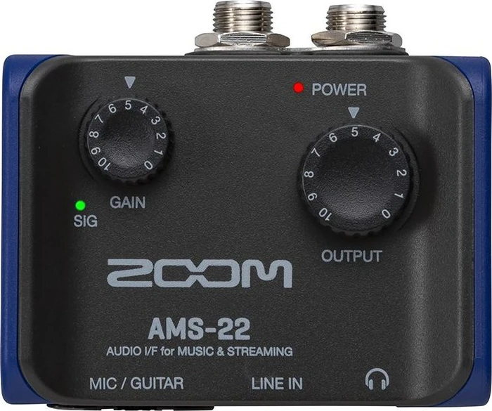 Zoom AMS-22 Audio Interface für Musik & Streaming