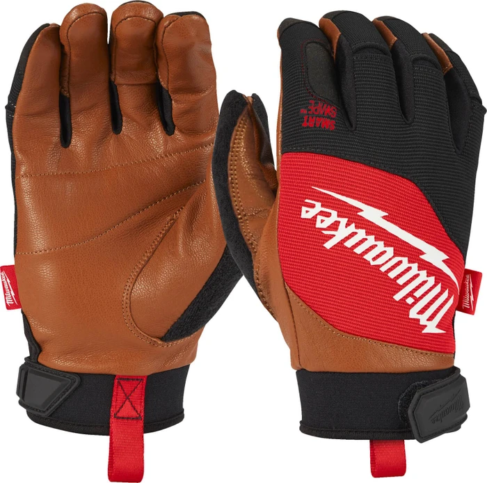 Milwaukee Hybrid Leather Gloves Arbeitshandschuhe 7/S