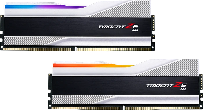 G.Skill Trident Z5 RGB silber UDIMM 96GB Kit, DDR5-6400, CL32-39-39-102