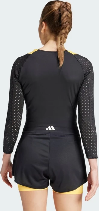 adidas Tennis Heat.RDY Cropped FreeLift Shirt langarm white/spark/black (Damen)