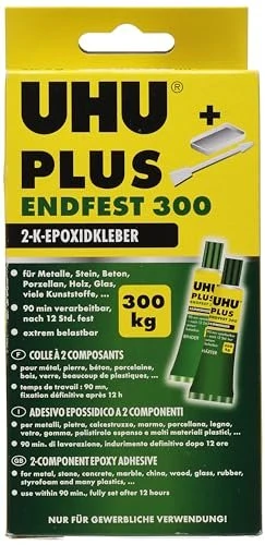 UHU Plus Endfest 2-Komponenten Epoxidharzkleber, 163g