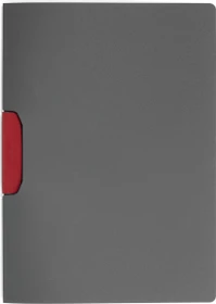 Durable Duraswing Color 30 Klemmmappe, A4, anthrazit/rot