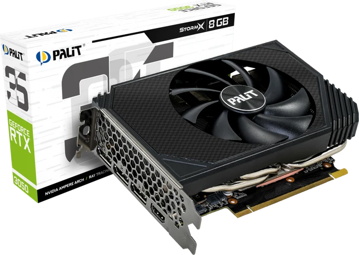 Palit GeForce RTX 3050 StormX, 8GB GDDR6, HDMI, 3x DP