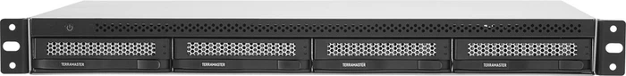 TerraMaster U4-500, Intel Core i3-1215U, 8GB RAM, 2x RJ-45 10GBase-T, 1x USB-C 3.1, 1HE