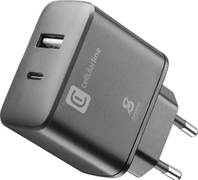 Cellularline Dual Super Fast Charger 25W schwarz