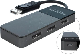 DeLOCK DisplayPort 1.4 Splitter 3-fach