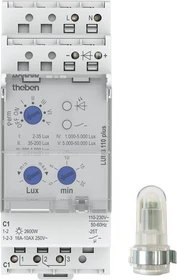 Theben LUNA 110 plus AL Aufbau-Lichtsensor/Dämmerungsschalter, Schaltaktor (1100910)