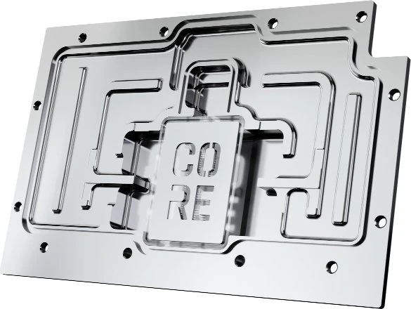 Alphacool Core RX 9070 XT Swift + Quicksilver mit Backplate