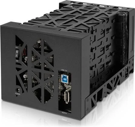 Icy Dock MB174U3S-4SB Black Vortex