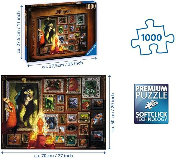 Ravensburger Puzzle Disney Villainous Scar
