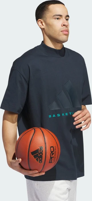 adidas Basketball 001 T-Shirt kurzarm aurora ink