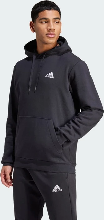 adidas Essentials Fleece Hoodie schwarz/weiß (Herren)