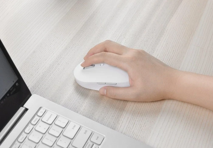 Xiaomi Mi Dual Mode Wireless Mouse Silent Edition Quartz White, USB/Bluetooth