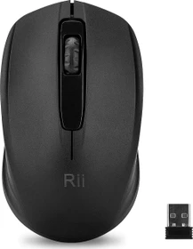Riitek RM100+ Wireless Mouse schwarz, USB