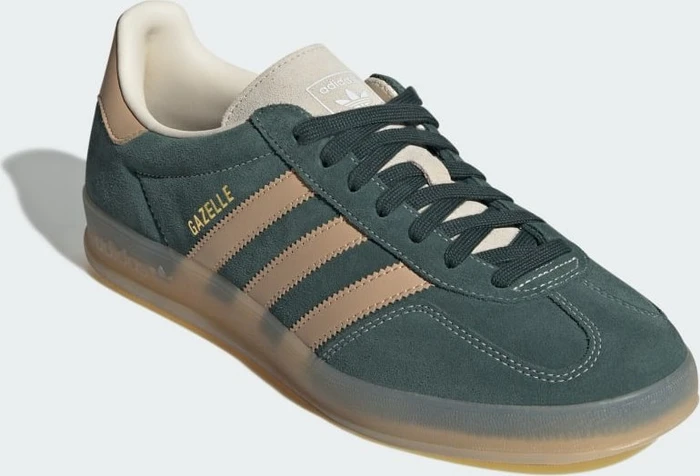 adidas Gazelle Indoor shadow green/warm sandstone/wonder white
