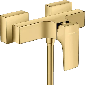 Hansgrohe Metropol Brausemischer Aufputz mit Hebelgriff polished gold optic