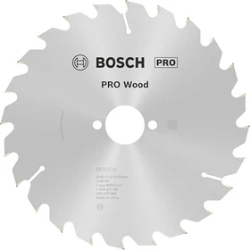 Bosch Professional Optiline Wood Kreissägeblatt 24Z, 190x2x30mm, 1 Stück