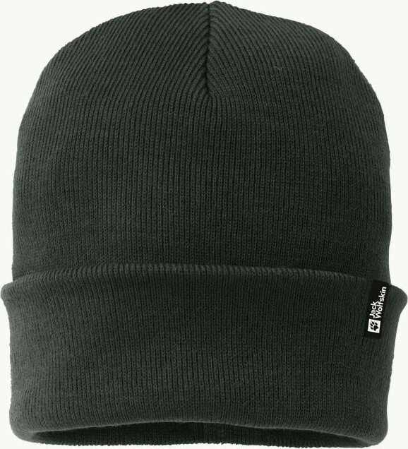 Jack Wolfskin Rib Beanie black olive