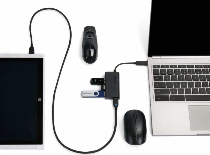 Kensington UH4000 USB-Hub, 4x USB-A 3.0, USB-A [Stecker]