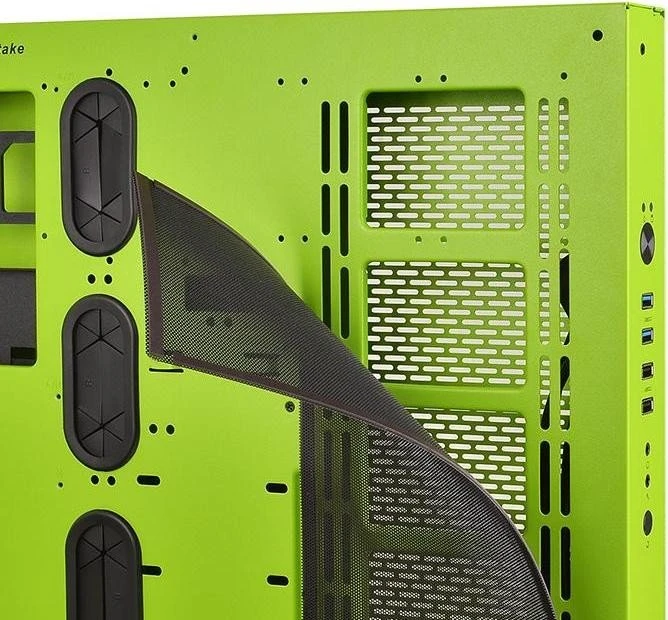 Thermaltake Core P5 grün, Acrylfenster