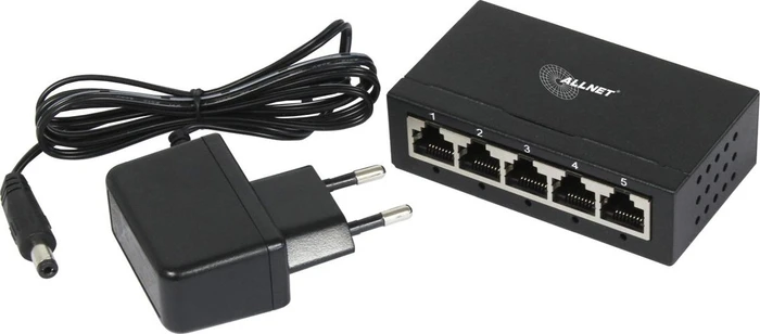 Allnet SG80 Desktop Gigabit Switch, 5x RJ-45