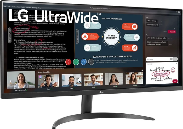 LG UltraWide 34WP500-B, 34"