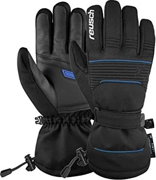 Reusch Crosby R-Tex XT Skihandschuhe black/brilliant blue